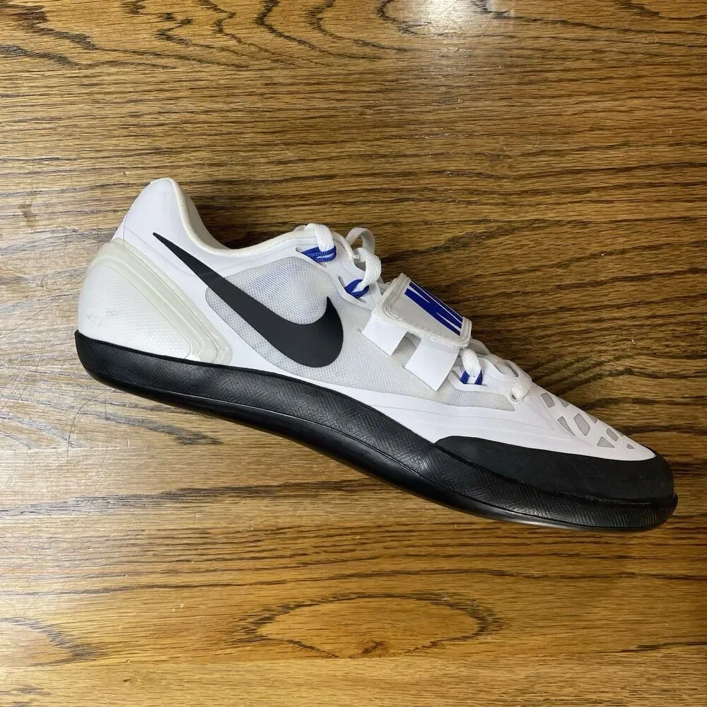 New Nike Zoom Rotational 6 Shoes Men Size 9.5, 13 White Shot Put Discus Track